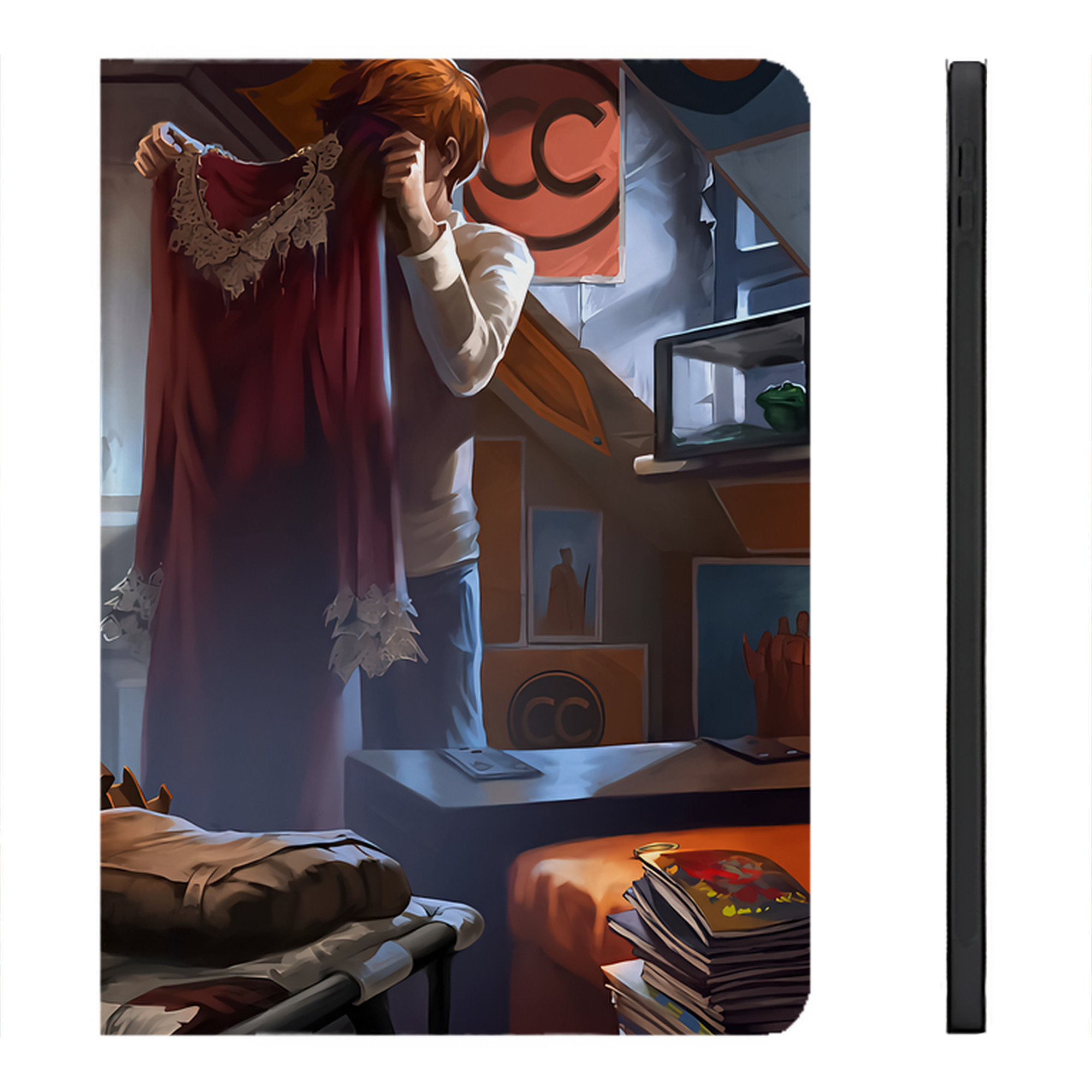 （画像用） Harry Potter ハリー・ポッターシリーズ IPadケース ペンホルダー付き ブックスタイルデザイン